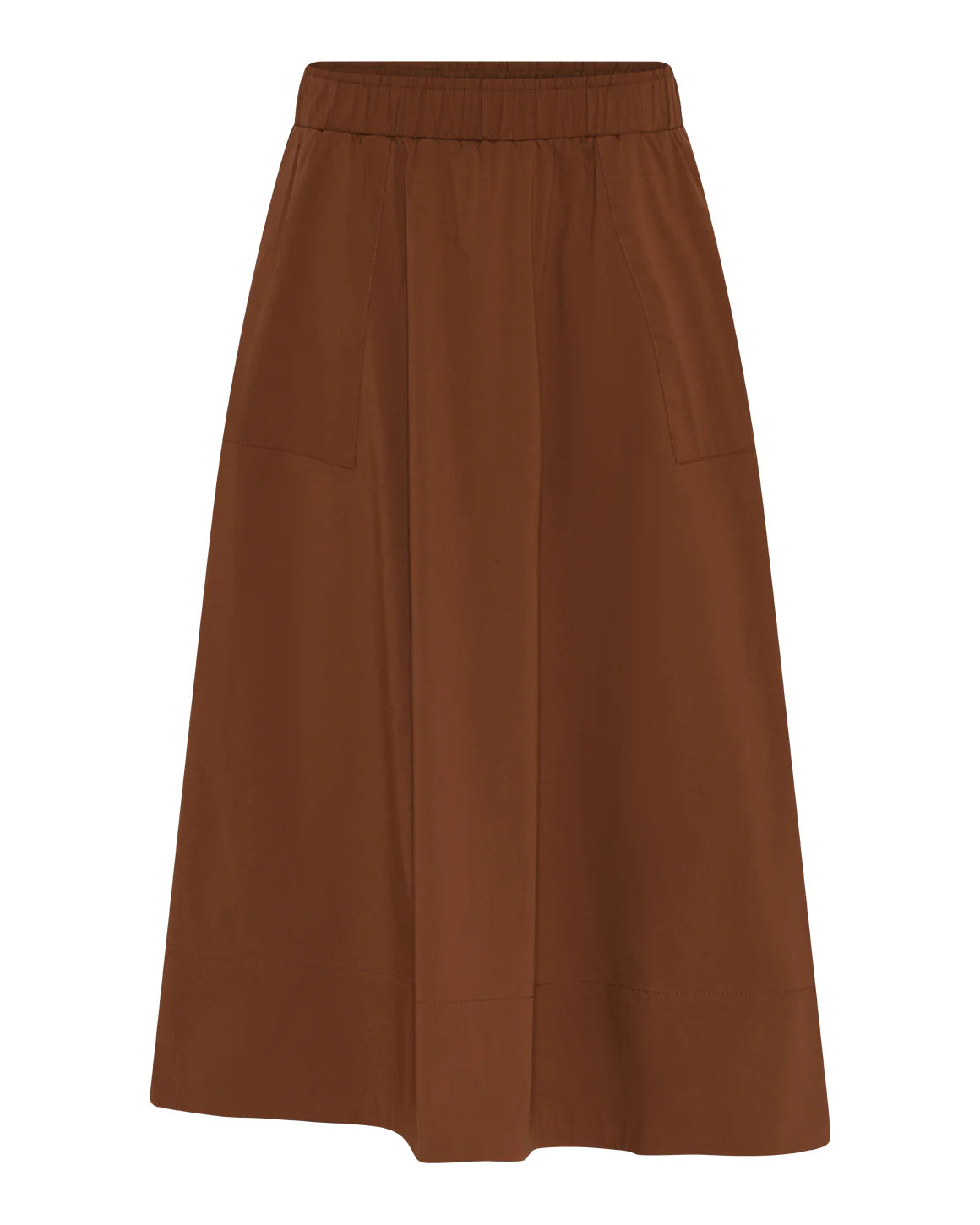 Vilma Skirt i chestnut fra LA RōUGE – køb hos Butik Alrum