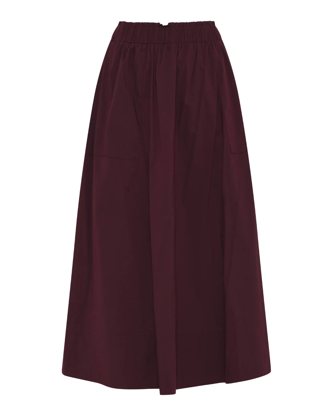La Rouge Vilma Skirt i farven wine - maxi nederdel.