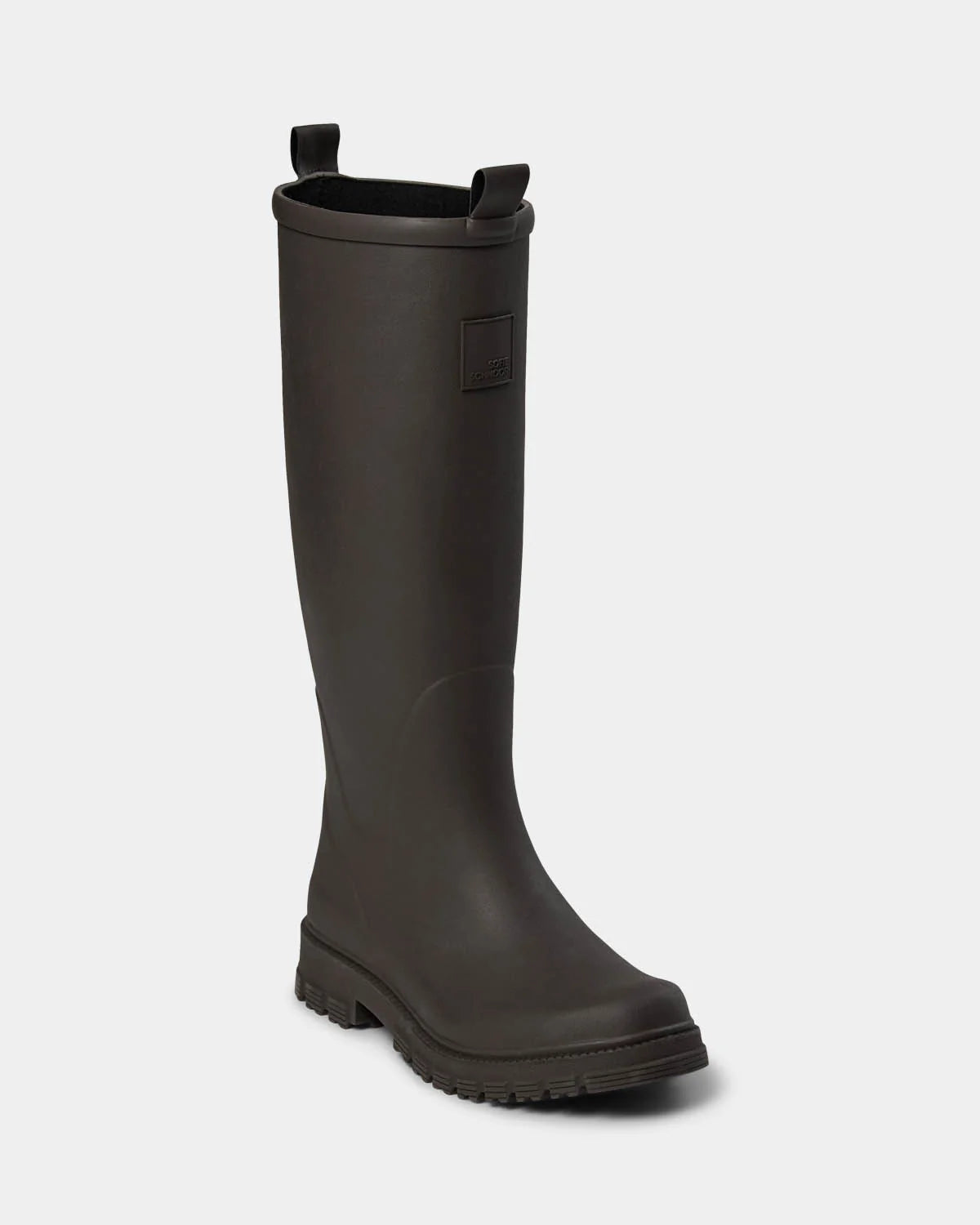 Nunnes Rubber Boot fra Sofie Schnoor i Dark Brown – langskaftet gummistøvle i 100% gummi. Køb hos butikalrum.dk.
