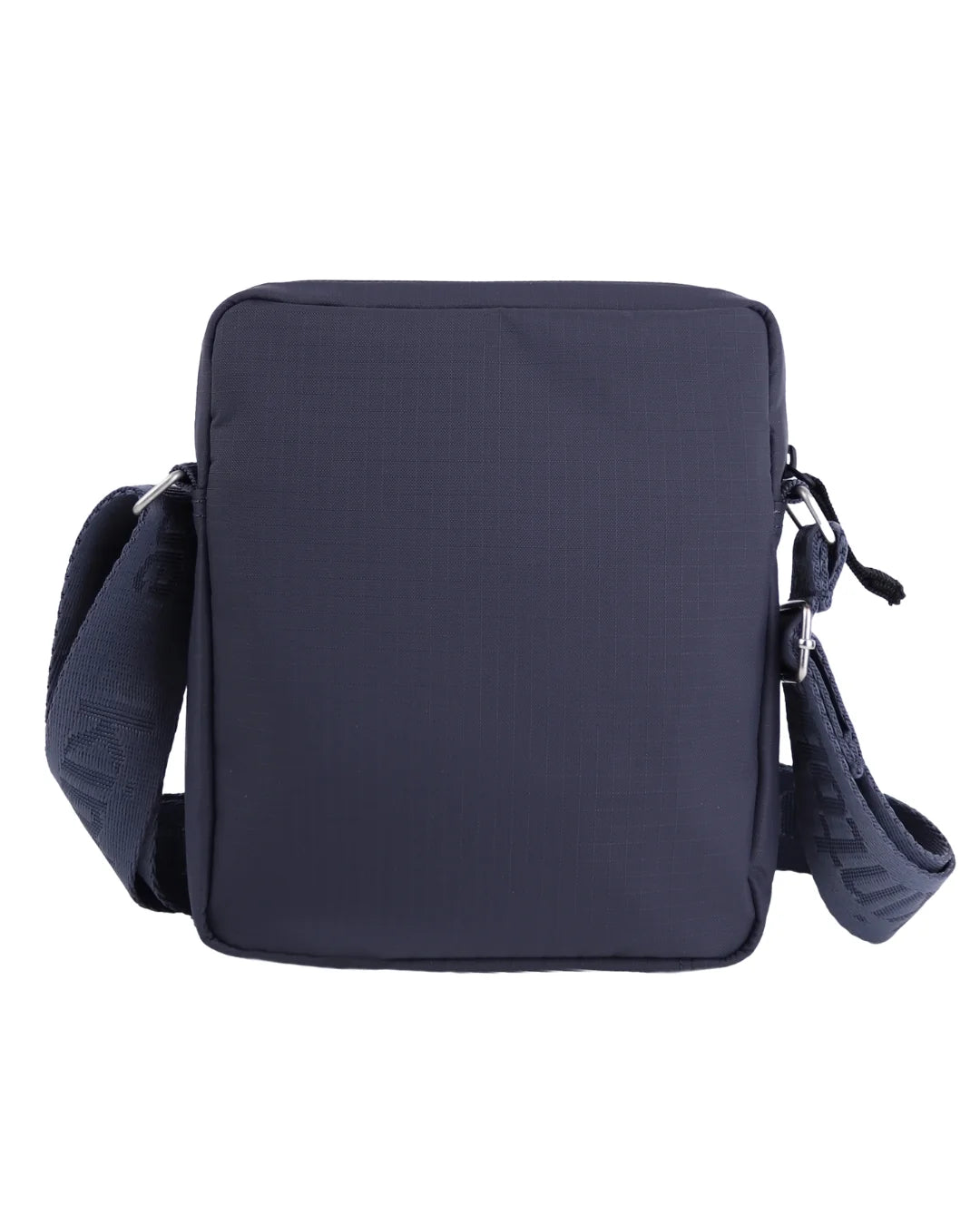 NICO mini-messenger taske i Midnight Blue med hovedrum og praktisk klaplomme foran – køb hos butikalrum.dk.