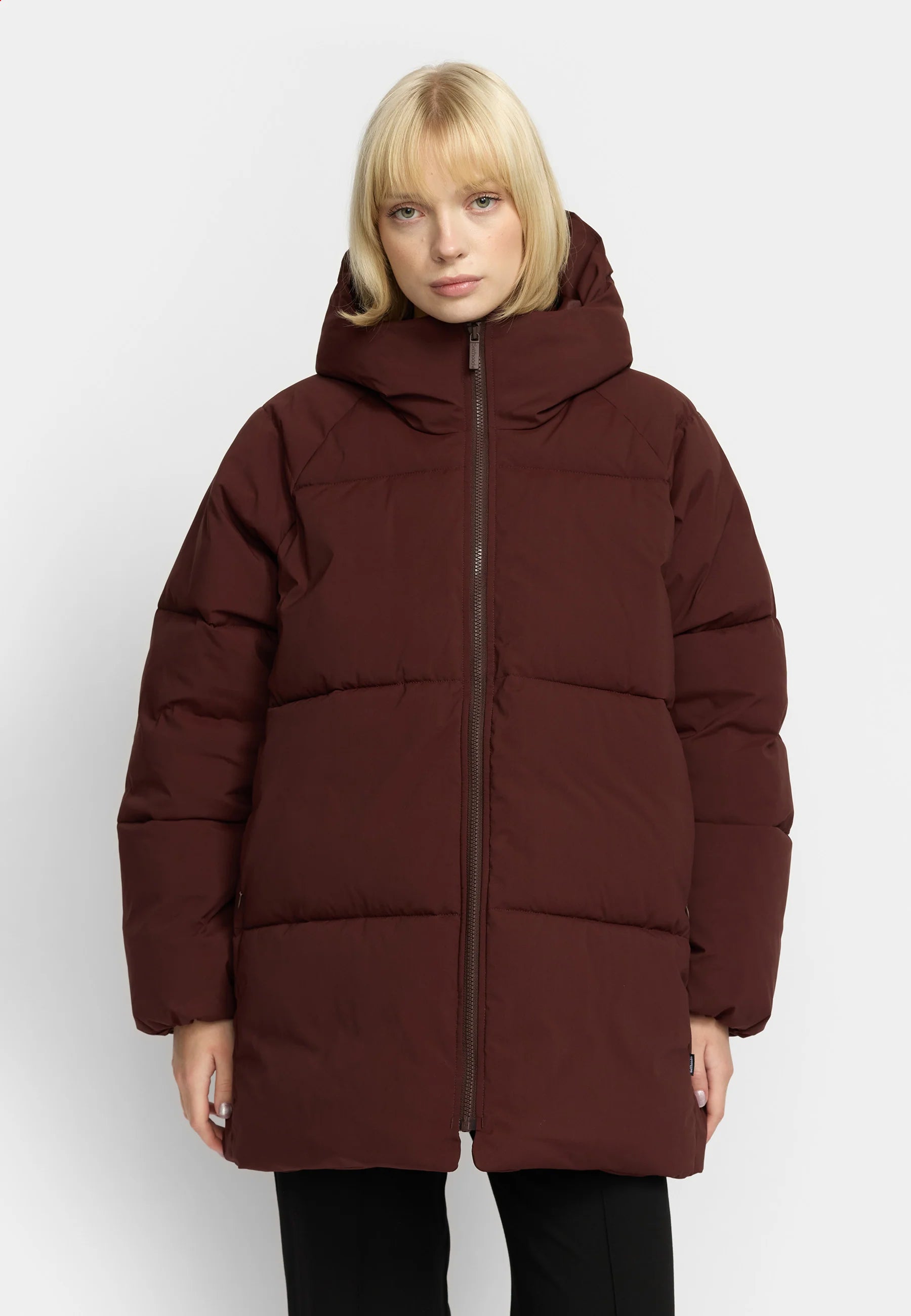 Selfhood Oversize Puffer 77294 Burgundy – køb hos butikalrum.dk