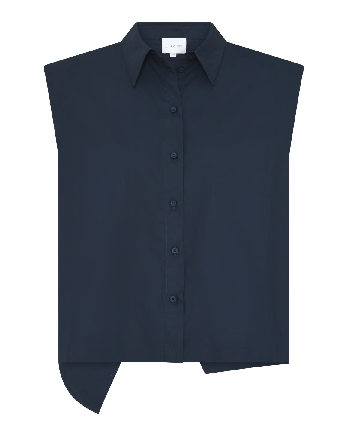 Pia Blouse Navy | LA RŌUGE | Butik Alrum