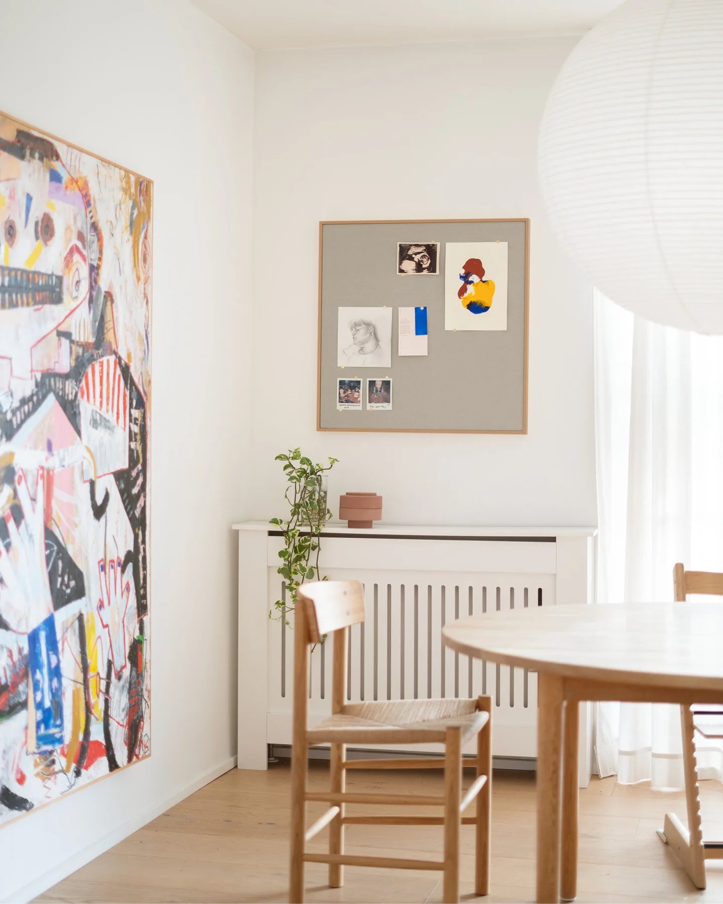 Opslagstavle | 70x70 cm | Flere farver