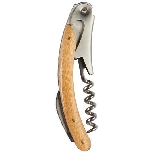 Proptrækker med bambushåndtag og rustfrit stål – stilfuld og holdbar