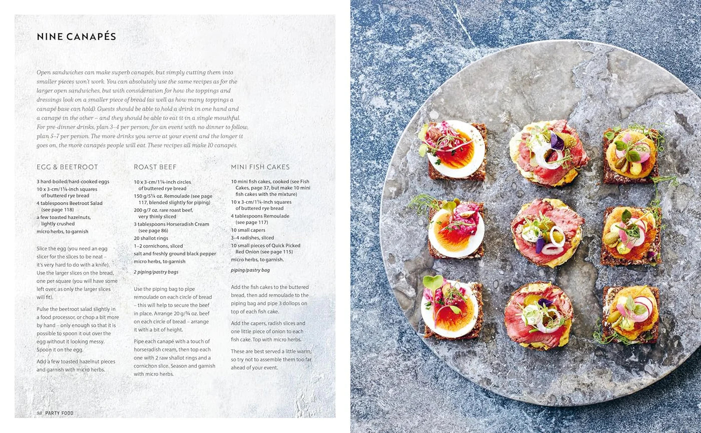 Smorrebrod Scandinavian open sandwiches kogebog med nordiske opskrifter - koeb hos butikalrum.dk