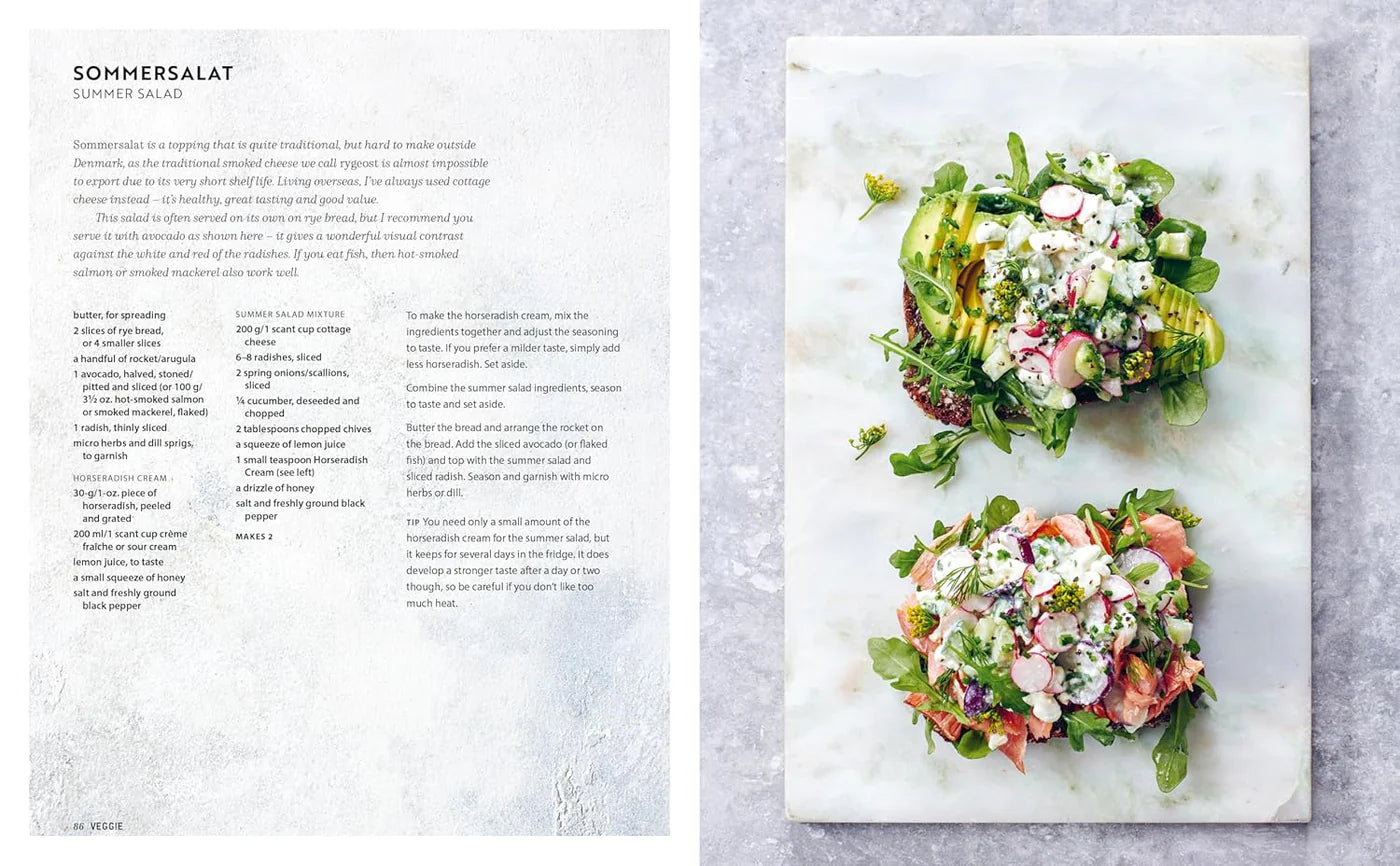 Smorrebrod Scandinavian open sandwiches kogebog med nordiske opskrifter - koeb hos butikalrum.dk