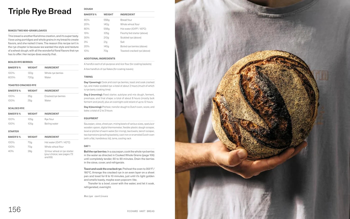 Richard Hart Bread kogebog med opskrifter og teknikker til surdejsbroed - koeb hos butikalrum.dk
