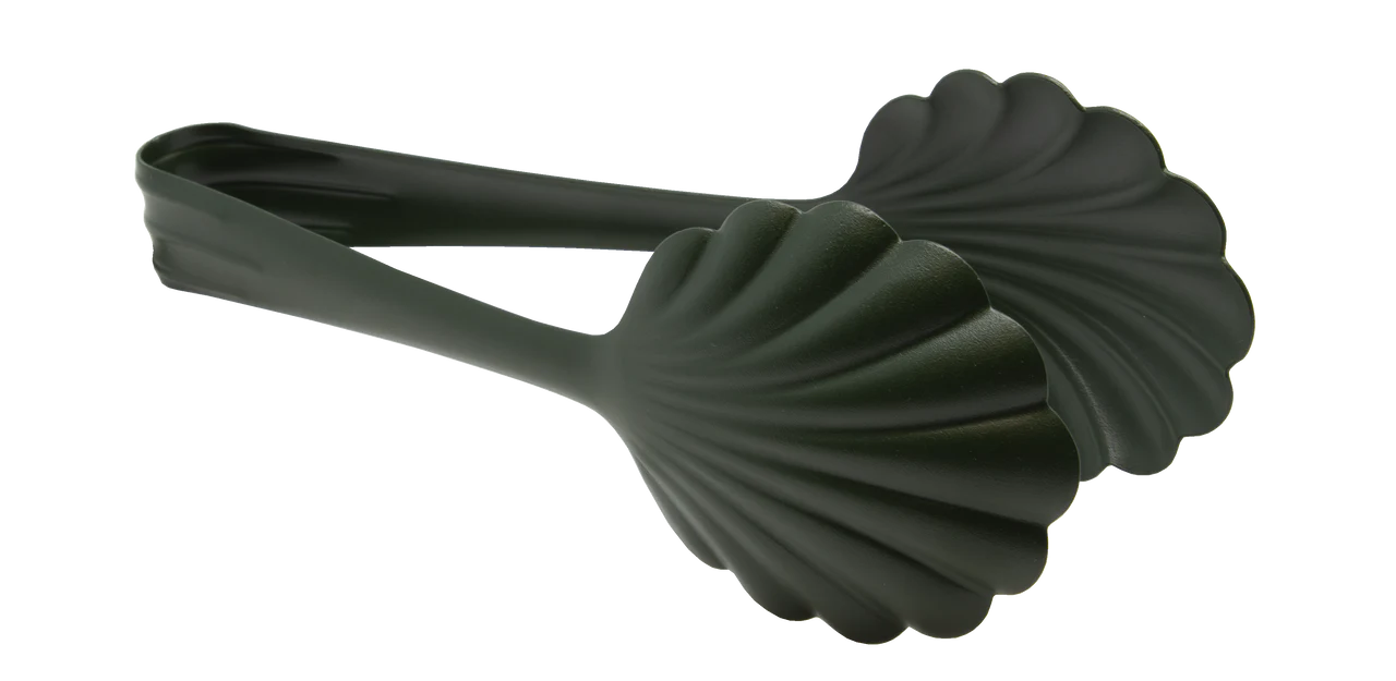 Salattang i rustfrit stål med pine green håndtag, længde 21 cm
