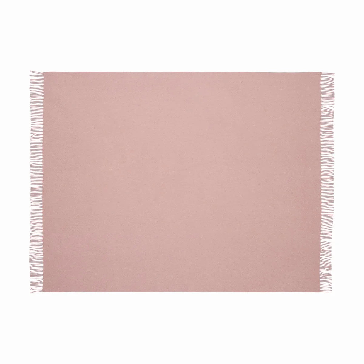 Season plaid fra Silkeborg Uldspinderi i Blush, 130x200 cm, vævet i 100% New Zealandsk lammeuld – køb hos butikalrum.dk.
