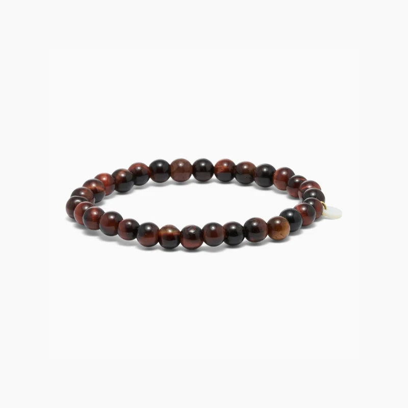 Soï Copenhagen Essential Red Tiger Eye Stretch Armbånd – køb hos butikalrum.dk