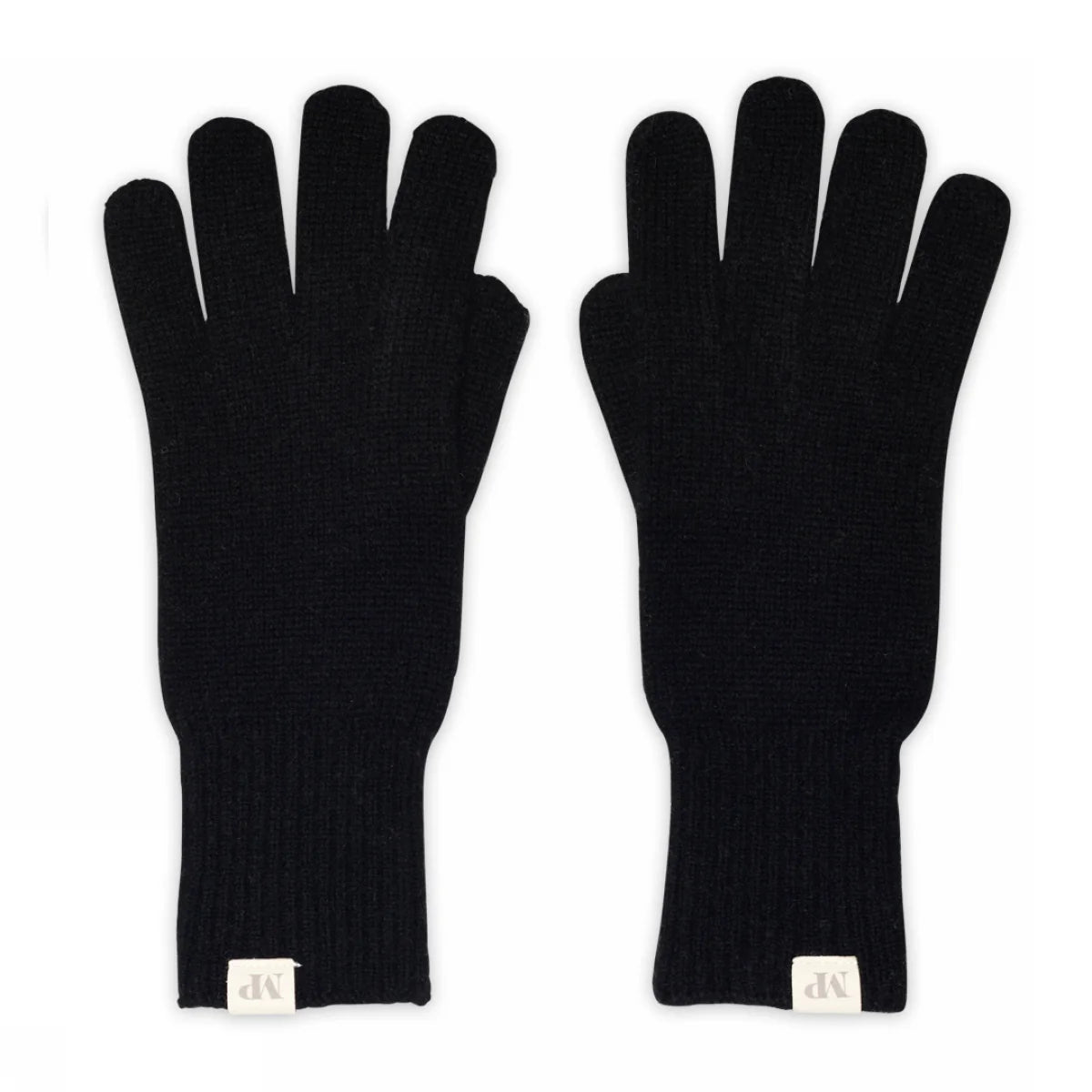 Køb strikhandsker i sort (black) i merinould og cashmere fra MPwoman hos Butikalrum.dk – bløde og varme