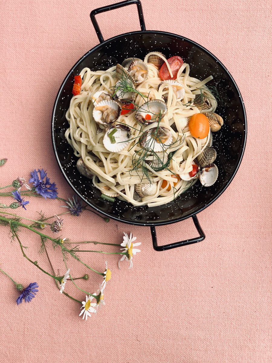 Trenette pasta fra Gragnano – tynd, ligurisk pasta til delikate saucer og pesto.