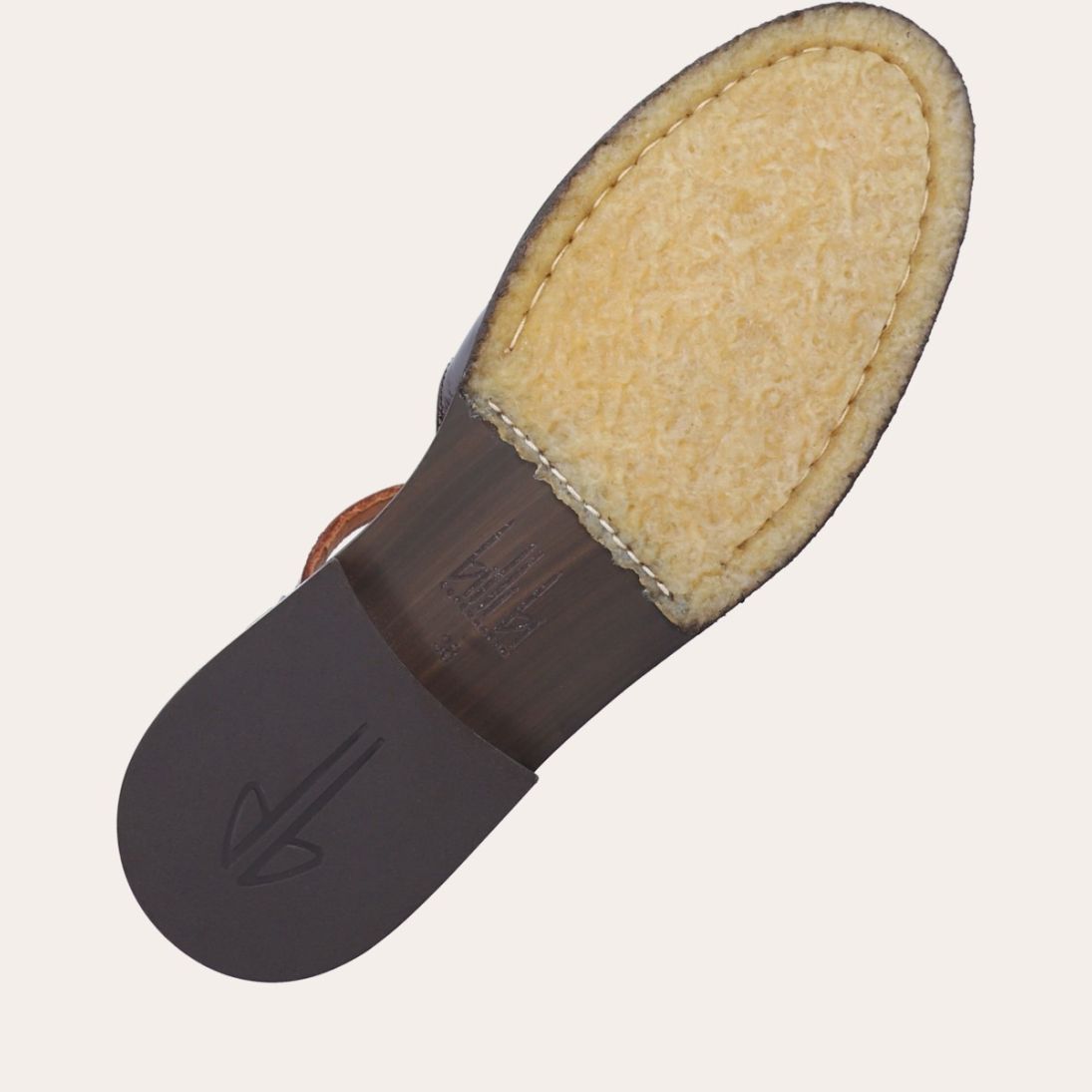 Billi Bi A9683 flad fishermen sandal i brunt skind – køb hos butikalrum.dk