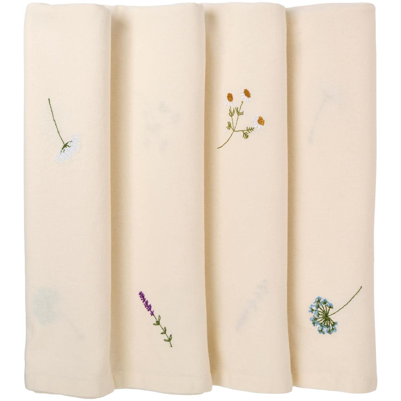 Aflang dug med kornblomster og margueritter 150x250 perfekt til sommerbord og hyggelig borddækning - køb hos butikalrum.dk