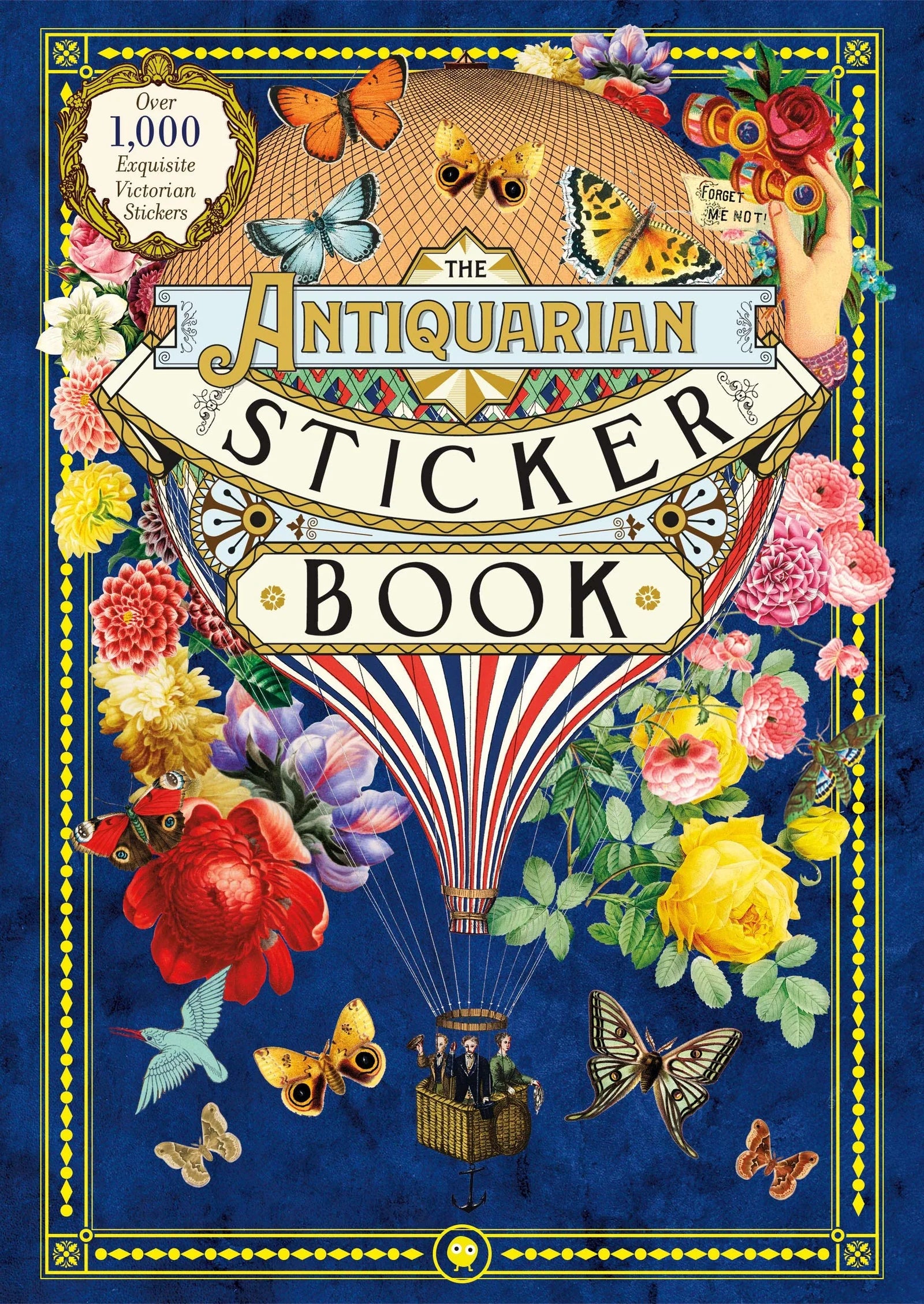 Antiquarian Sticker Book med vintage stickers og historiske prints - kreativ bog til scrapbooking og dekoration