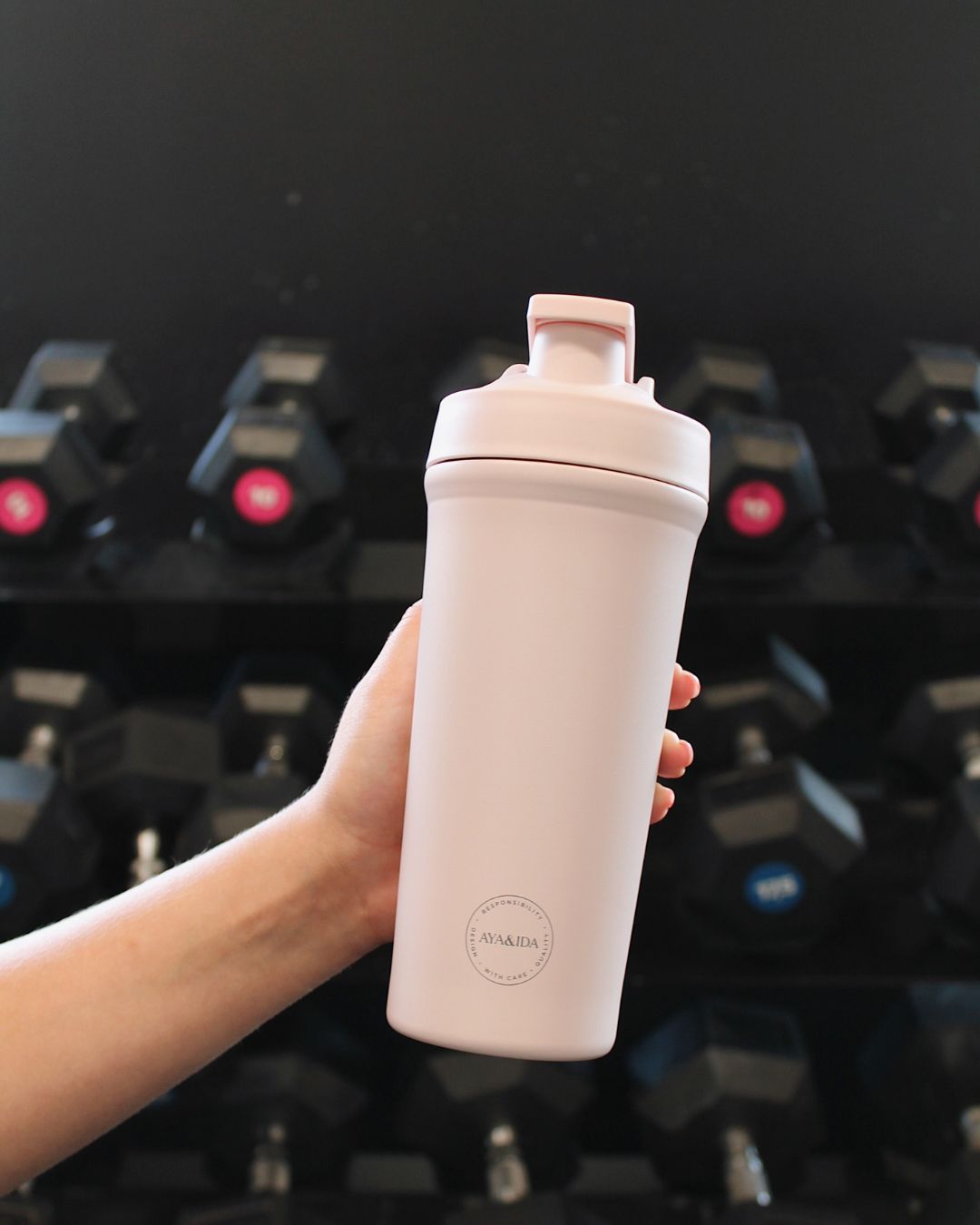 Shaker bottle 750 ml. - Soft Rose