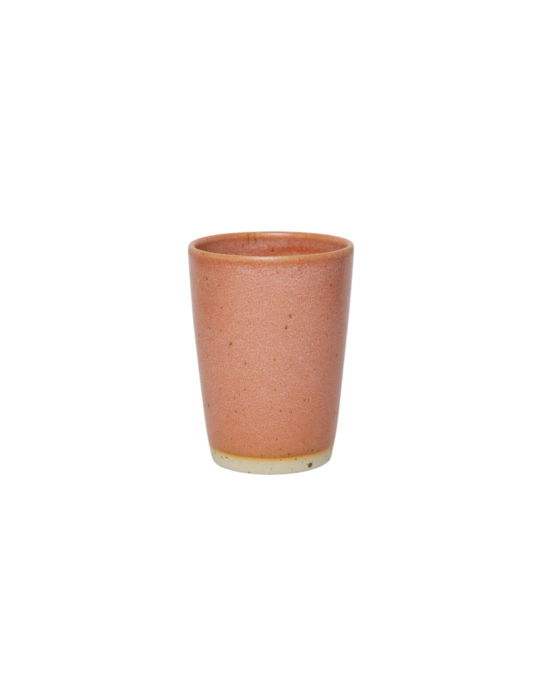 Rhubarb Tall Cup fra Bornholms Keramik, håndlavet kop i rød nuance.