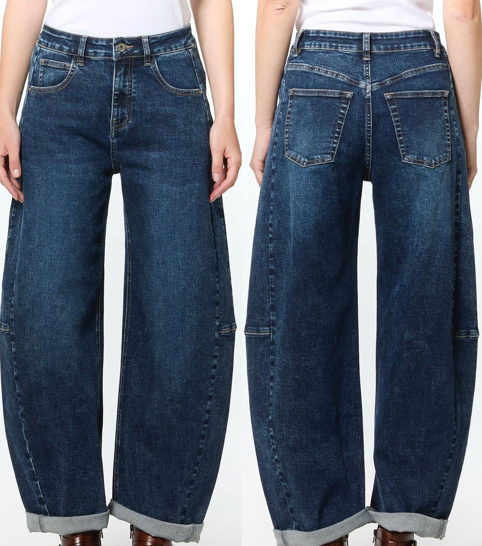 Klassiske dark denim bukser fra Cabana Living hos Butik Alrum