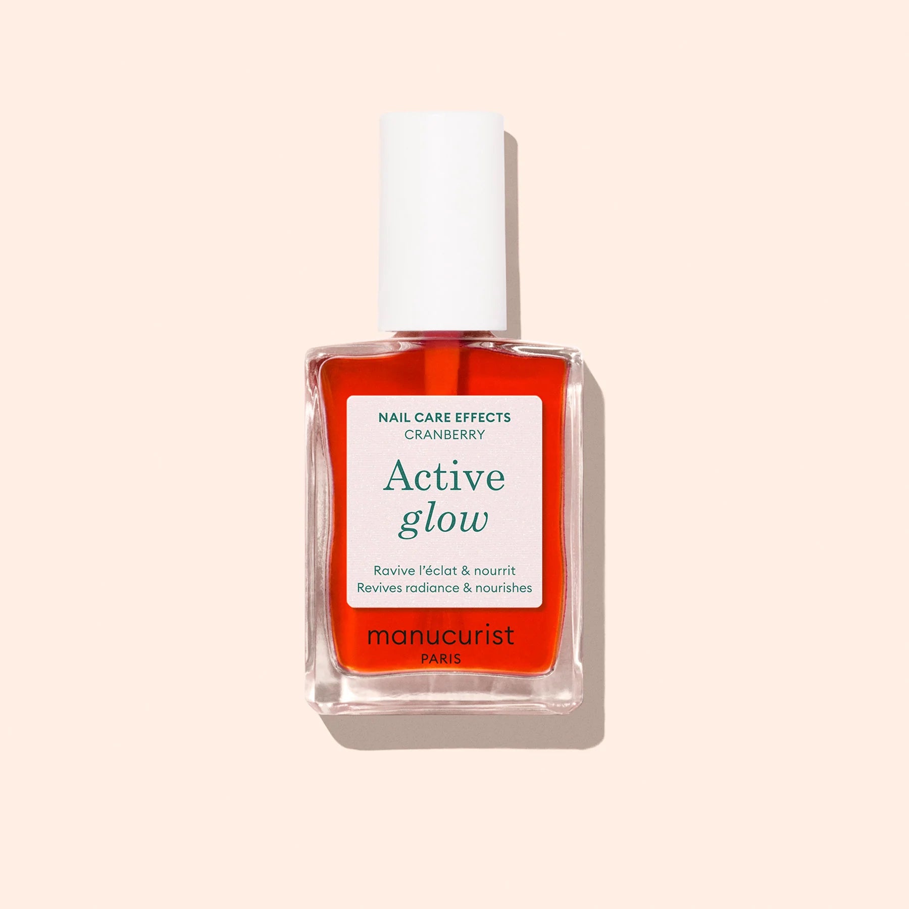 Active Glow Cranberry neglepleje fra Manucurist Paris – køb hos Butik Alrum