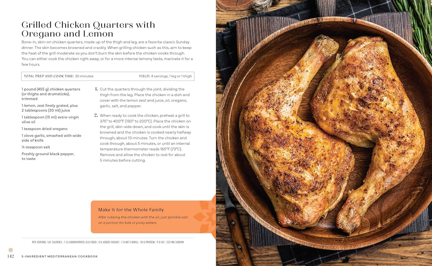 5-Ingredient Mediterranean Cookbook – køb hos butikalrum.dk