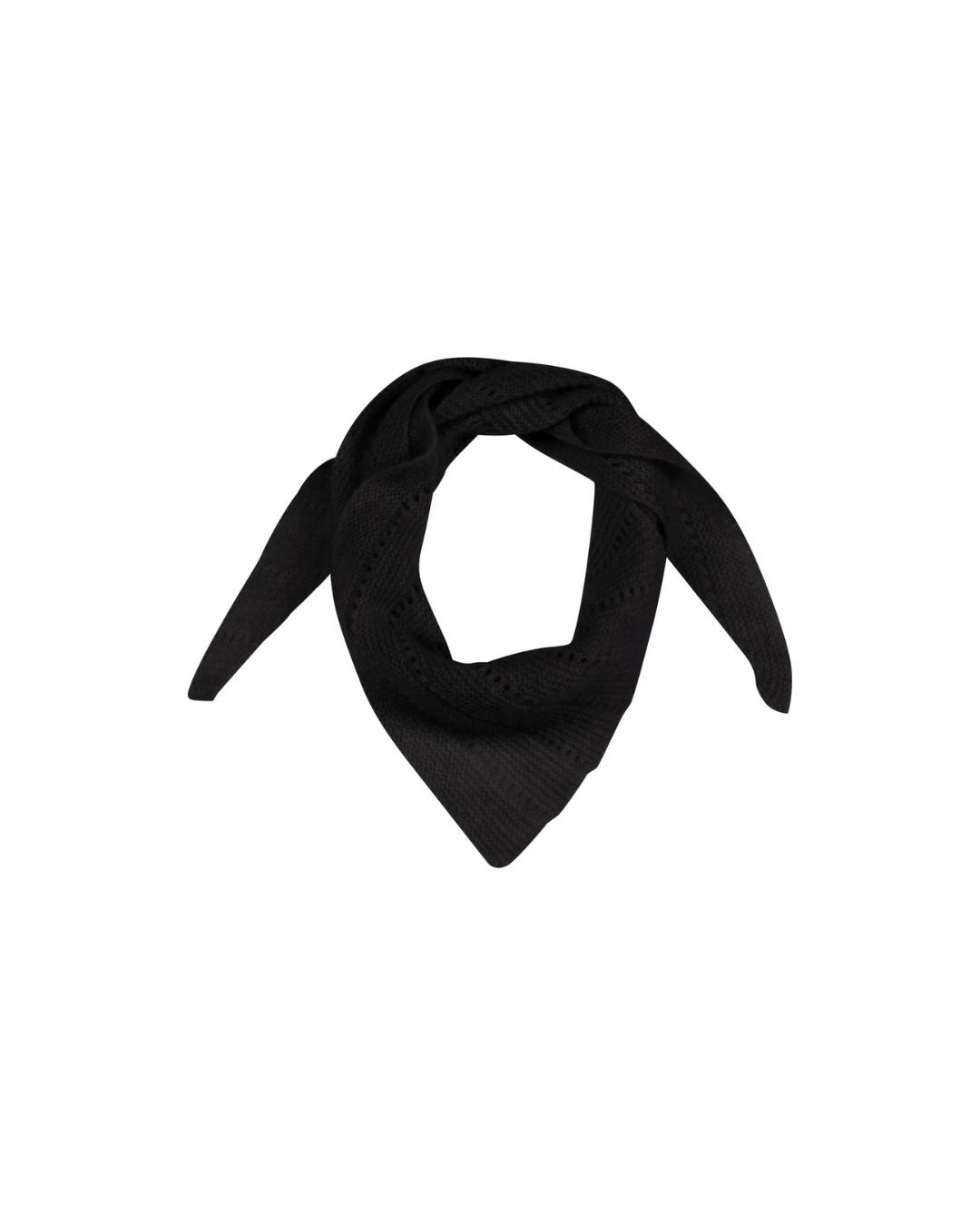 Doha Cashmere-tørklæde - Black - Small