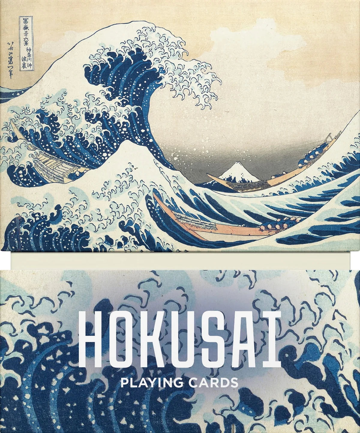 Hokusai Playing Cards med kunstmotiver inspireret af den japanske kunstner Katsushika Hokusai.
