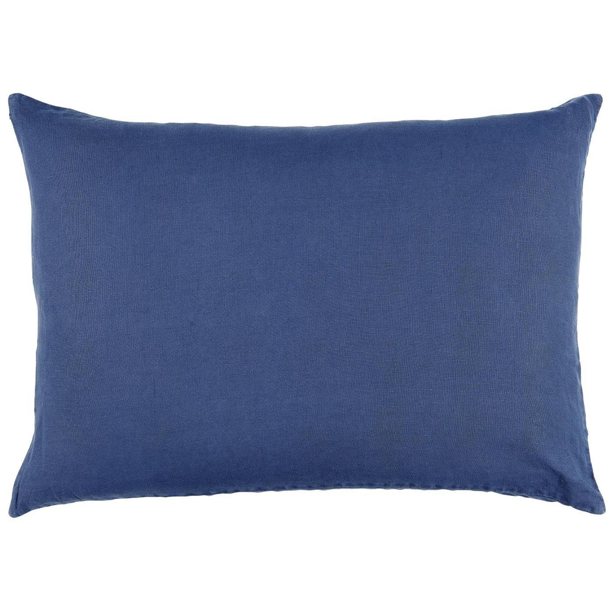 Pudebetræk i 100% hør i farven Indigo, størrelse 50x70 cm inkl. pudefyld – køb hos Butik Alrum på Amager eller online på butikalrum.dk.
