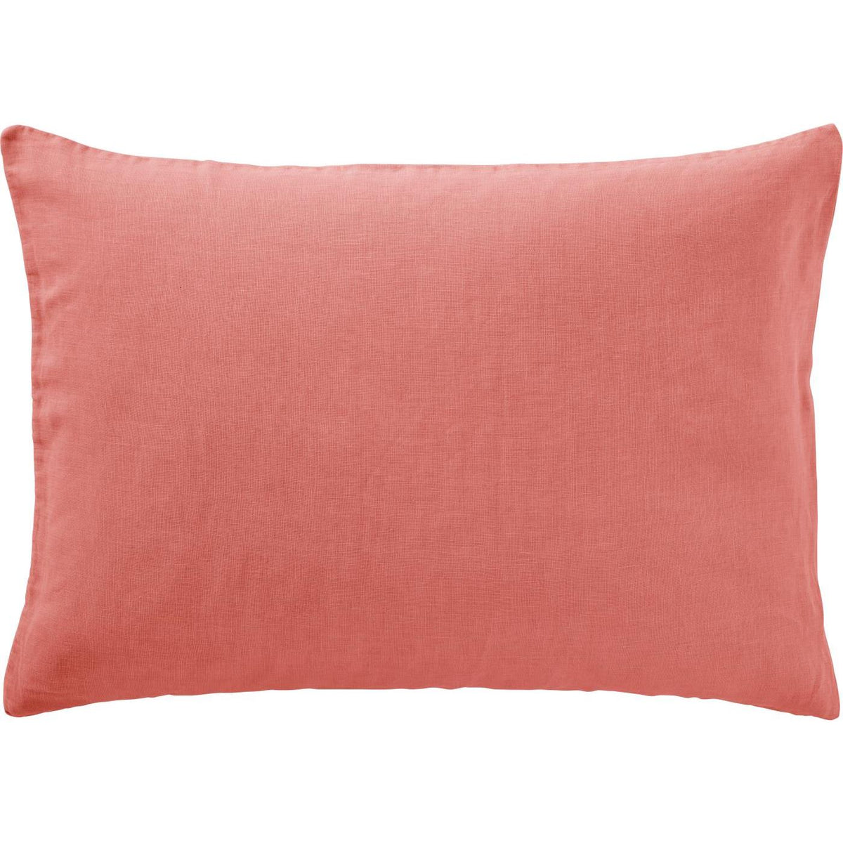 Pudebetræk i 100% hør i farven Melon, størrelse 50x70 cm inkl. pudefyld – køb hos Butik Alrum på Amager eller online på butikalrum.dk.