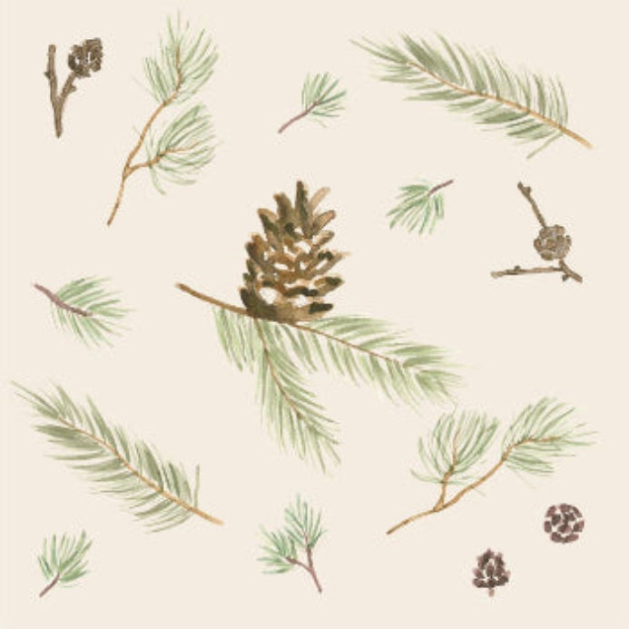 Juleservietter med søde julemotiver, perfekt til at skabe hygge ved bordet i de kolde måneder