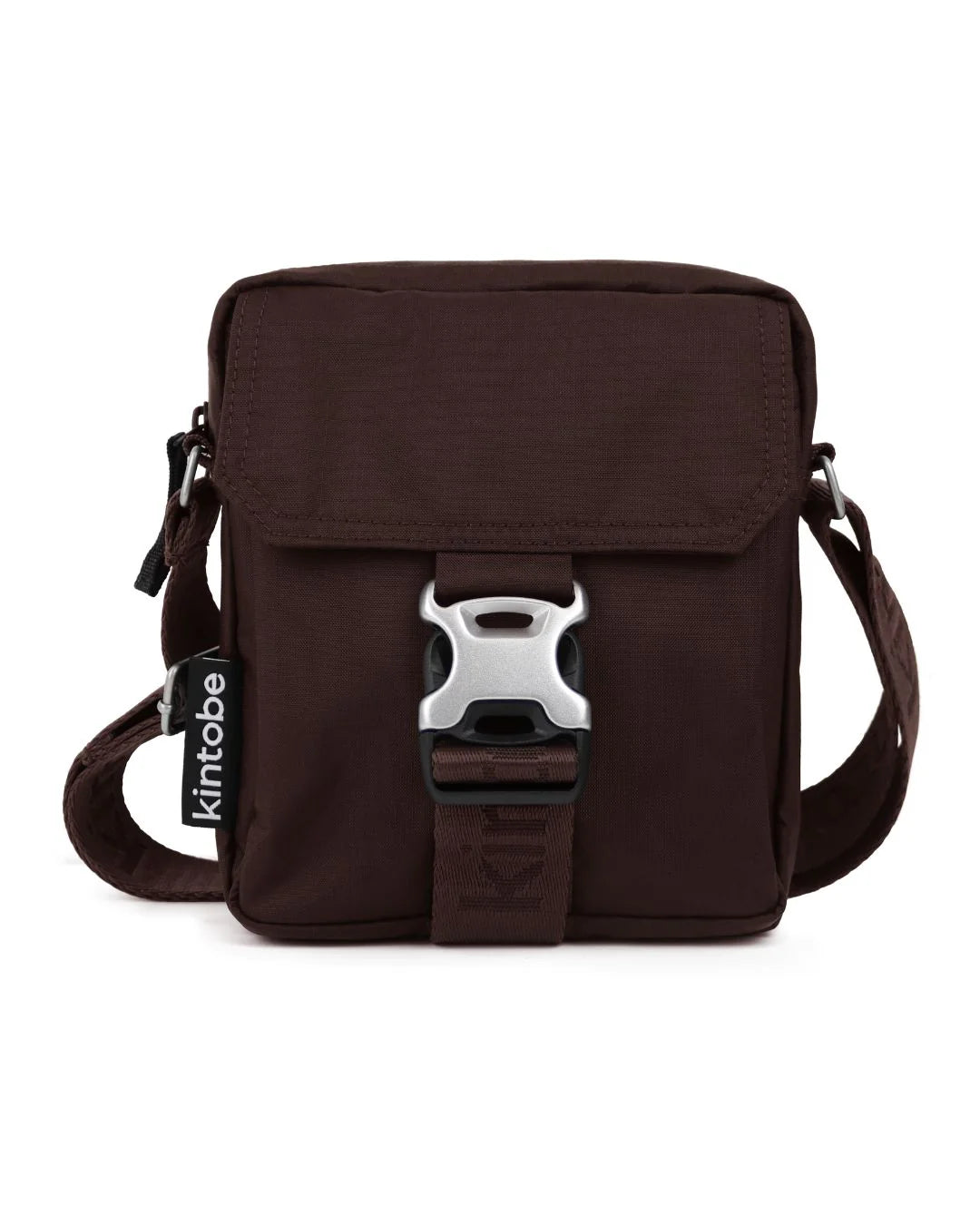 Kintobe NICO mini-messenger taske i Downtown Mocha – unisex taske til hverdag og byliv