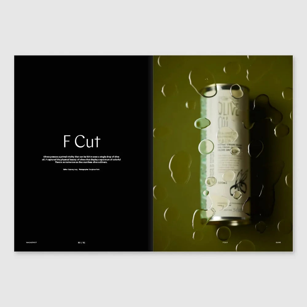 Magazine F Issue 22 OLIVE – inspirerende magasin om oliven, olivenolie og middelhavets madkultur.