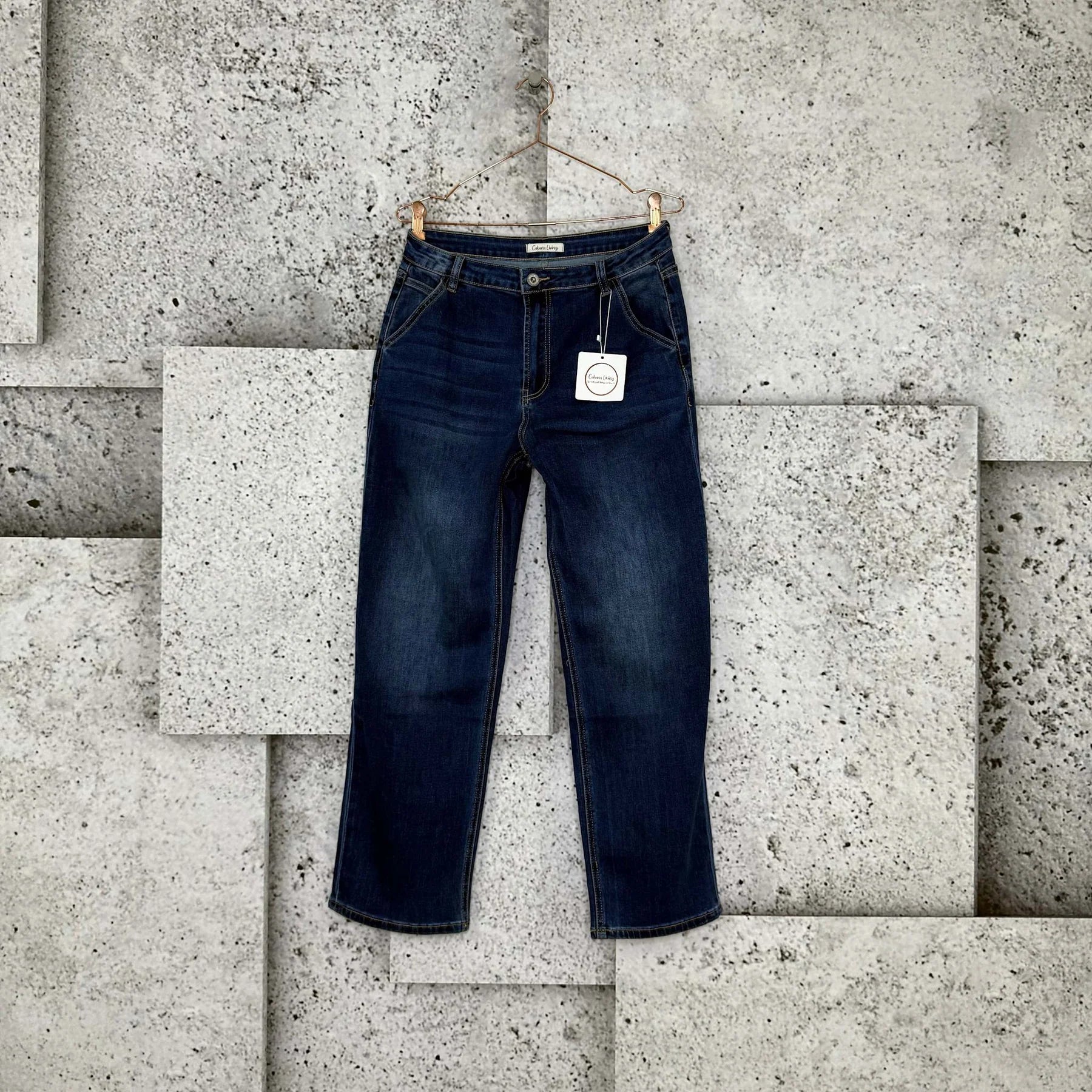 Paulos 1663 jeans i blue denim fra Cabana Living – køb hos butikalrum.dk