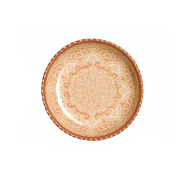 Håndmalet spansk mini tapasskål med dekorative relieffer og unikke farver