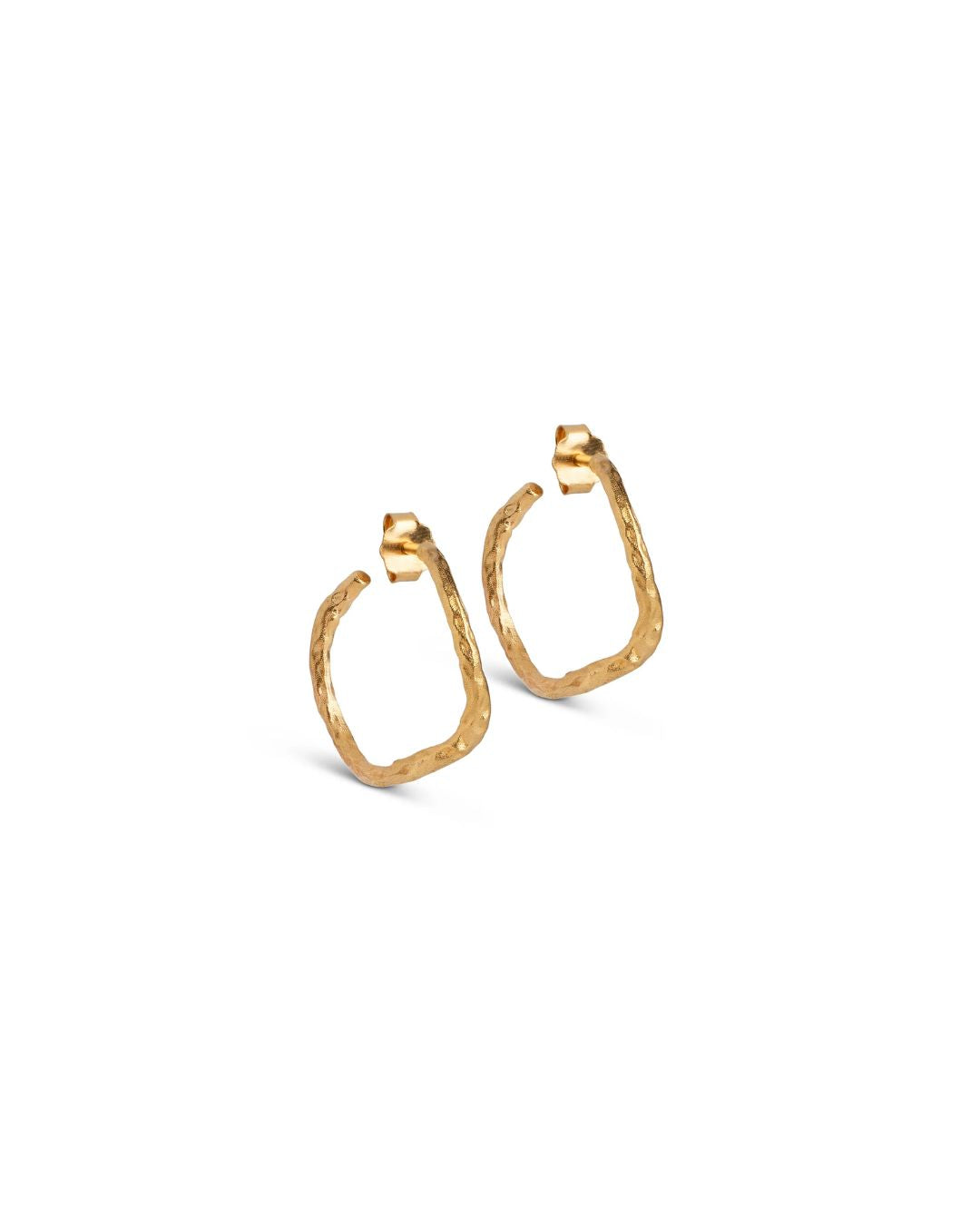 Enamel sway hoops i guld