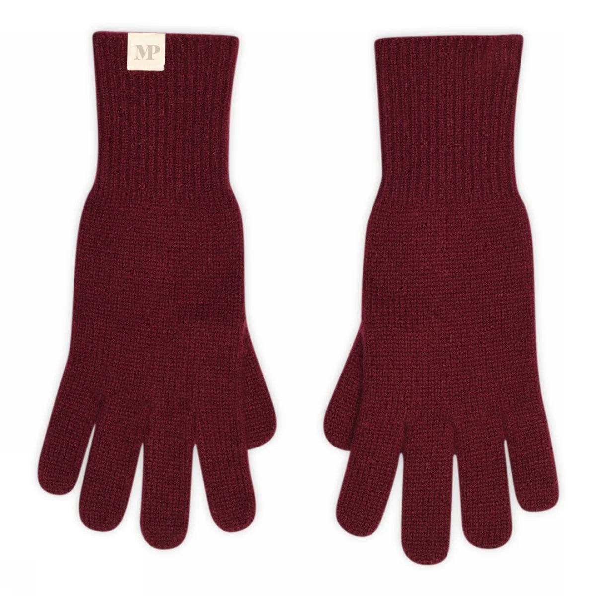 Trondheim Gloves fra MPwoman i blød merinould og cashmere med ribstrikket kant – køb hos butikalrum.dk.